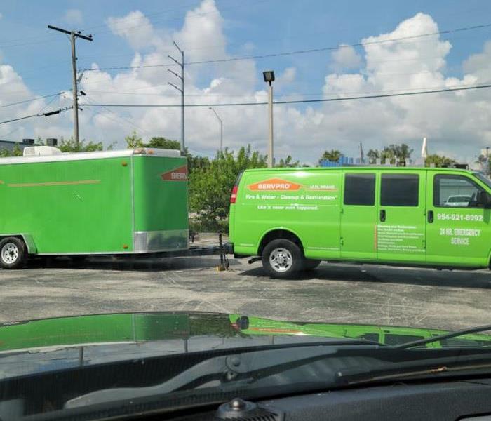 Servpro on the road to help with Tropical Depression  Ida